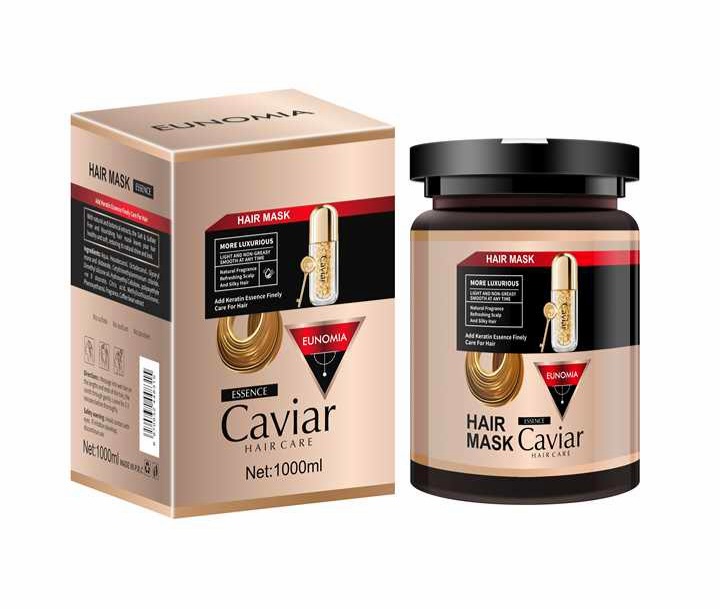 ماسک مو تقویت کننده عصاره خاویار یونومیا 1000 میل EUNOMIA