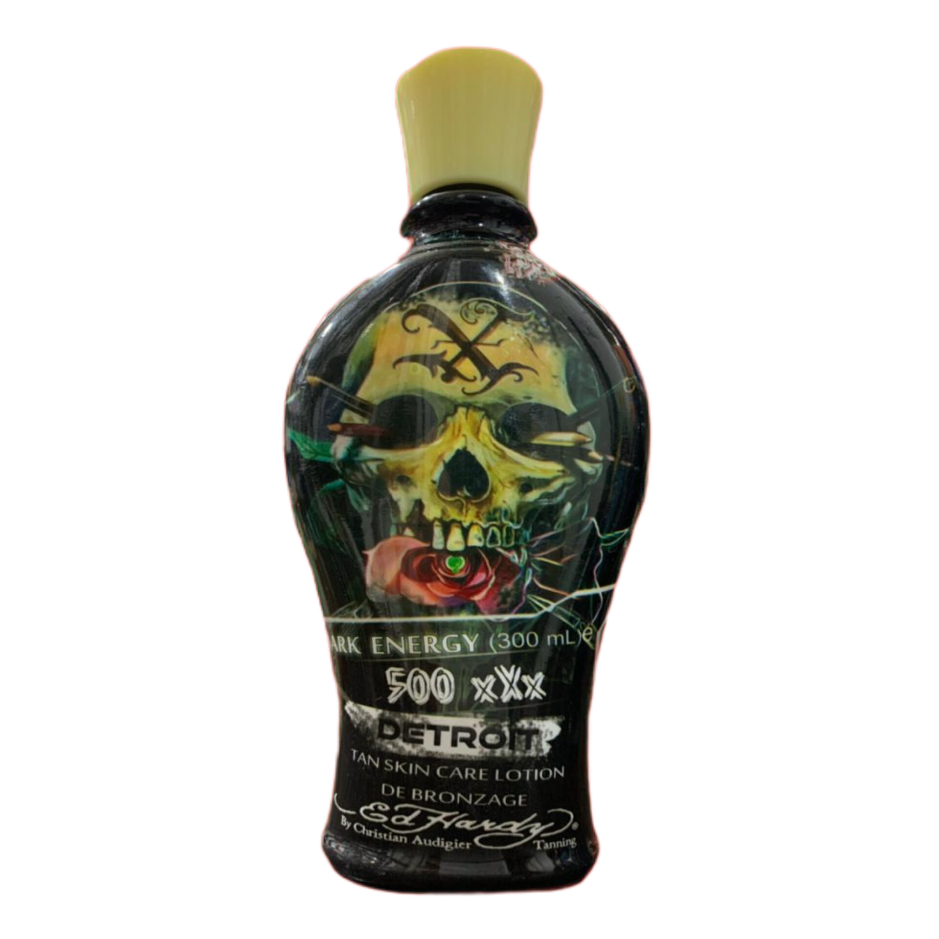 لوسیون سولاریوم 500XXX ادهاردی مدل Ed hardy Dark Energy حجم 300 میل