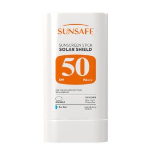 ضد آفتاب استیکی سان سیف مدل Solar Shield با SPF 50 مناسب پوست های خشک وزن 20 گرم
