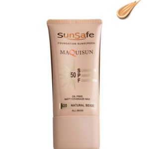 ضد افتاب کرم پودری پرایمری سان سیف SPF50 حجم 40 میل (بژ طبیعی) N20